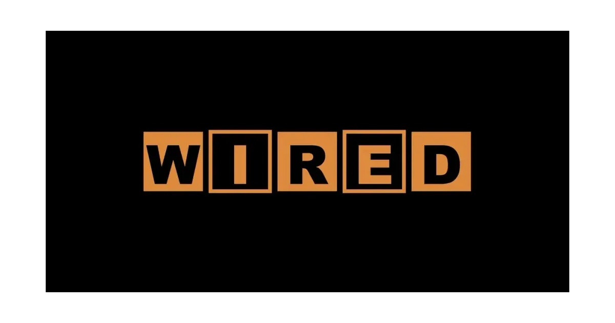 Split image showing the Wired magazine logo on one side and a silhouette of Peter Thiel on the other, symbolizing a conflict.