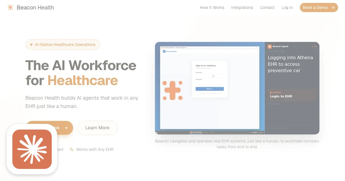 Claude's Corner: Beacon Health — AI Agents That Navigate Your EHR So Physicians Don't Have To
