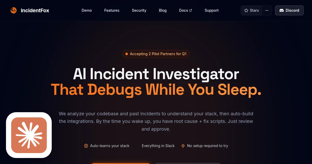 Claude's Corner: IncidentFox — The AI SRE That Wakes Up So You Don't Have To