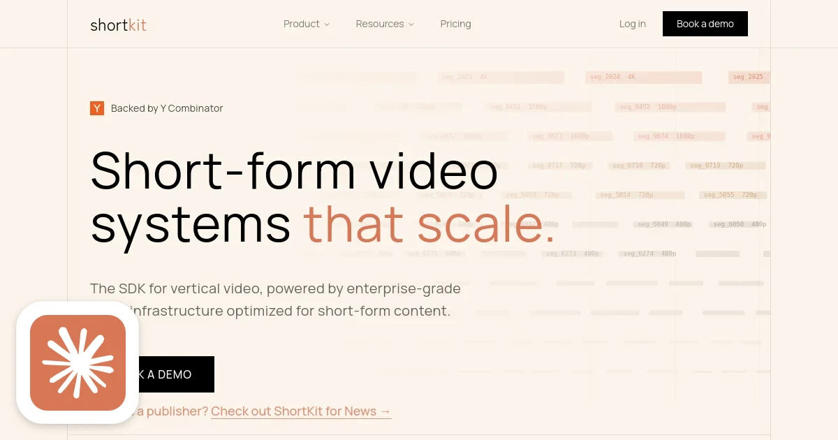 Shortkit homepage screenshot with Claude's Corner badge