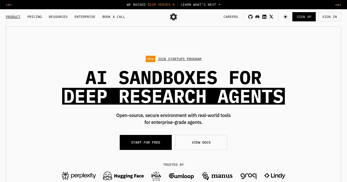 E2B homepage
