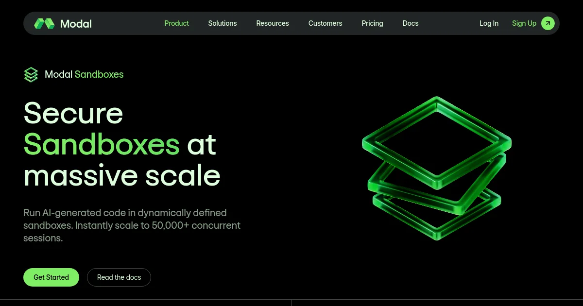 Modal Sandboxes use-case page
