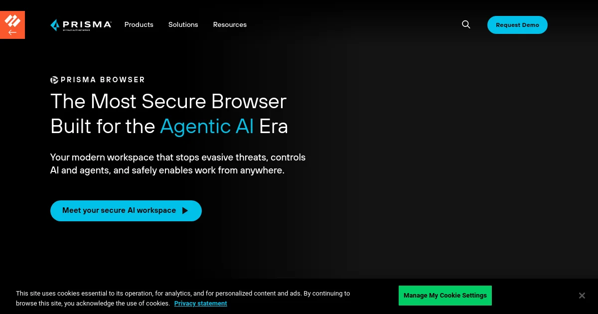 Talon website homepage screenshot