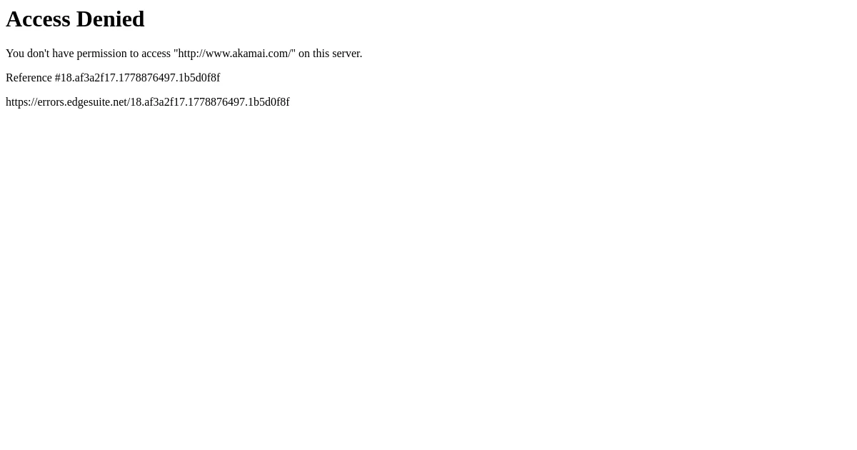 Akamai website homepage screenshot