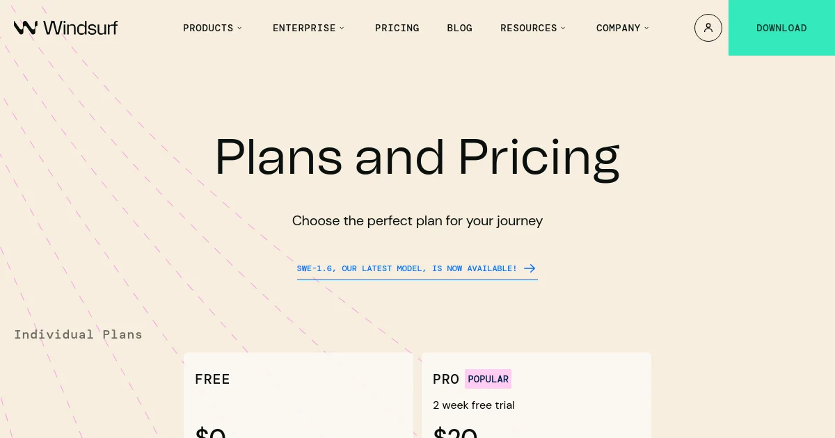Codeium website homepage screenshot