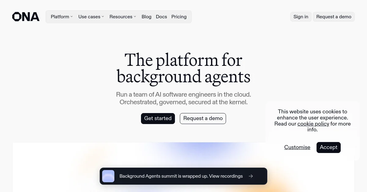Gitpod website homepage screenshot