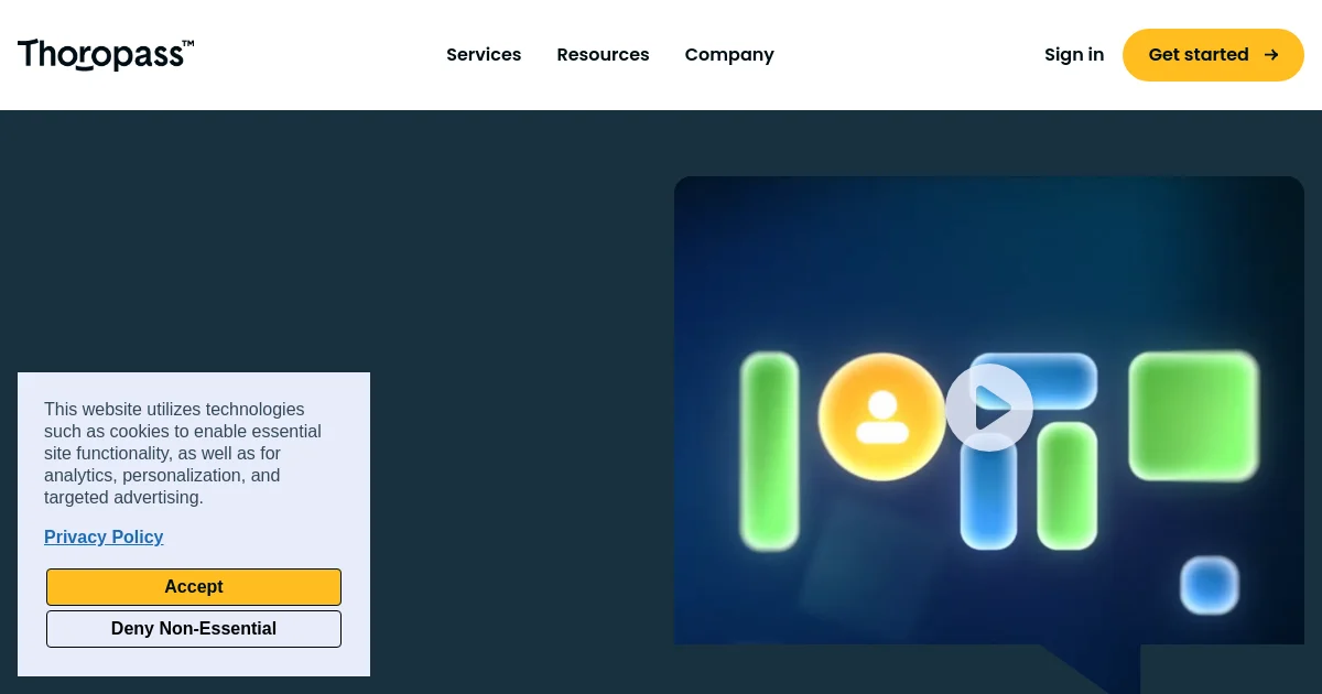 Thoropass website homepage screenshot