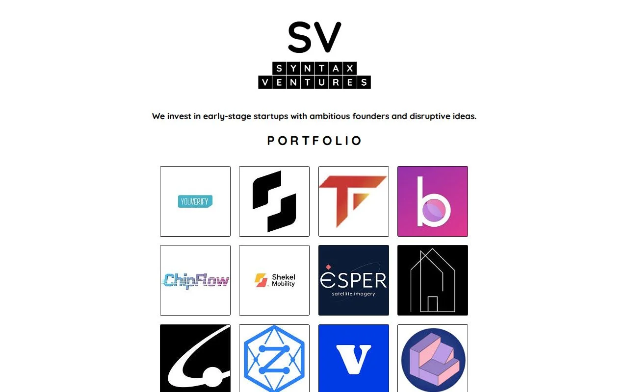 Syntax Ventures header image
