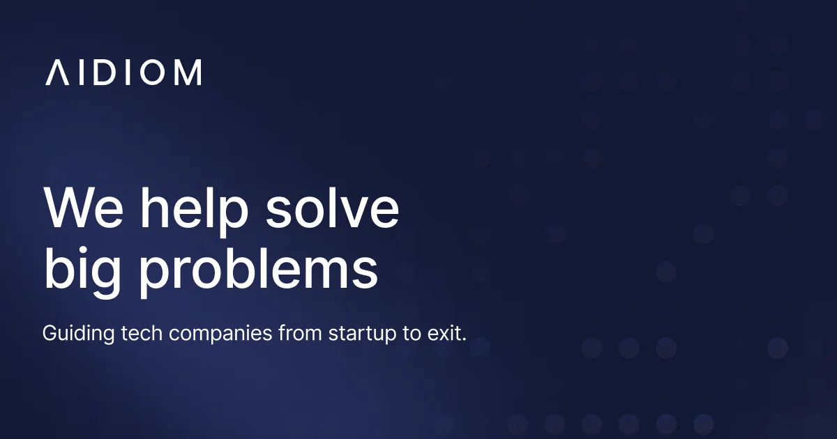 Aidiom header image