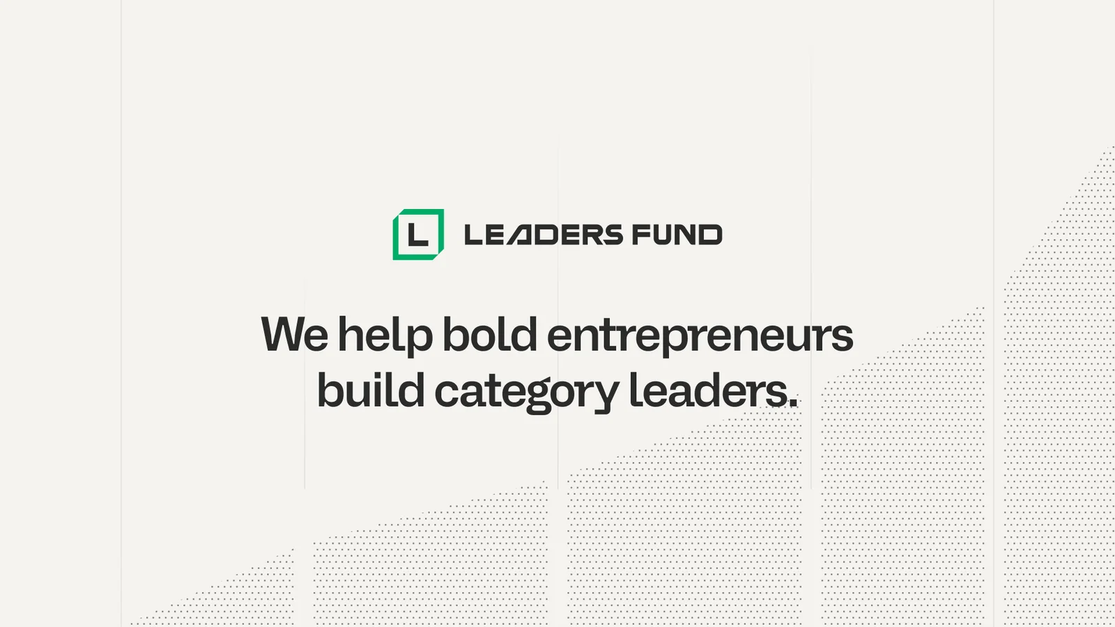 Leaders Fund header image