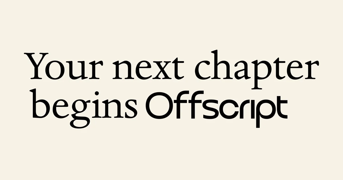 Offscript VC header image