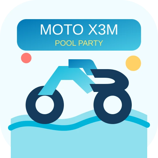 Moto X3M Pool Party logo