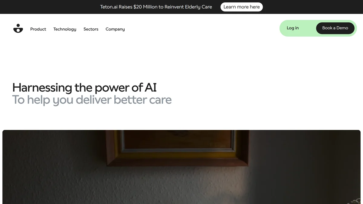 Teton.ai Secures $20M Series A for Elderly Care AI