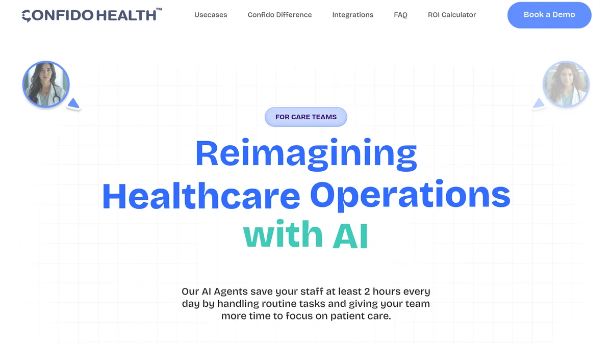 Confido’s AI gets $10M to kill the doctor’s phone tree