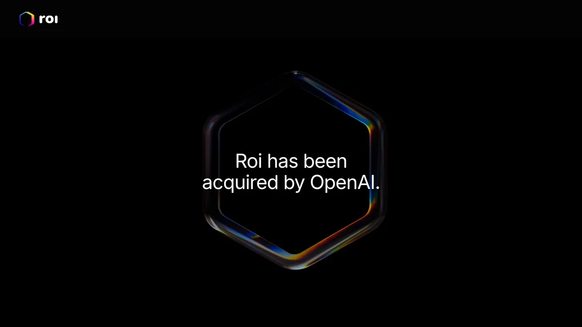 OpenAI acquires Roi in push for personalized software