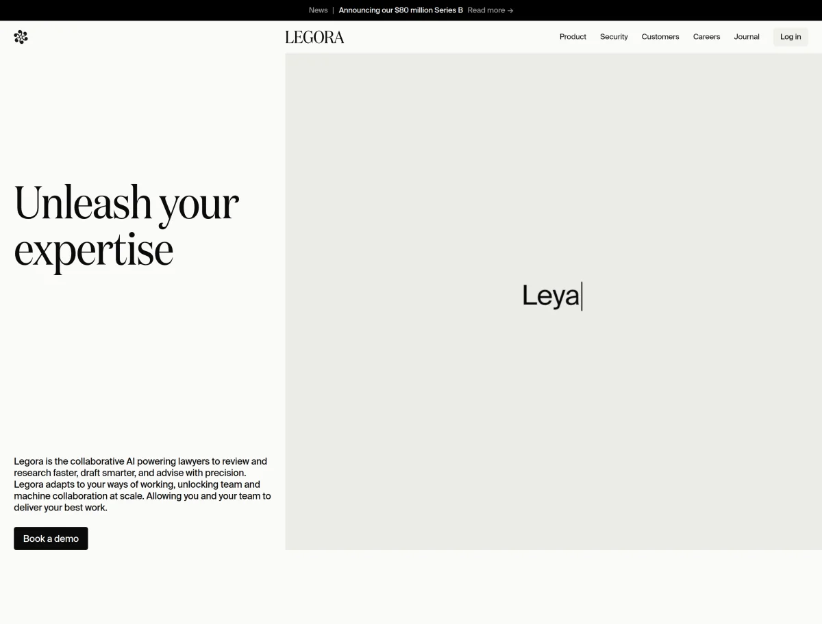 Legora Secures $80 Million Series B Funding