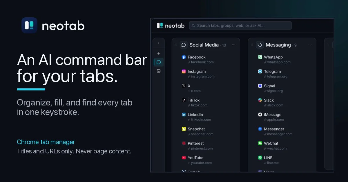 Neotab header image