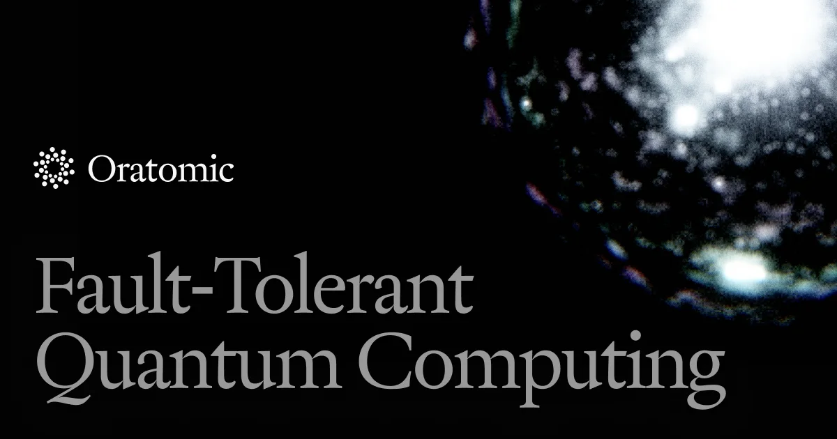 Oratomic header image