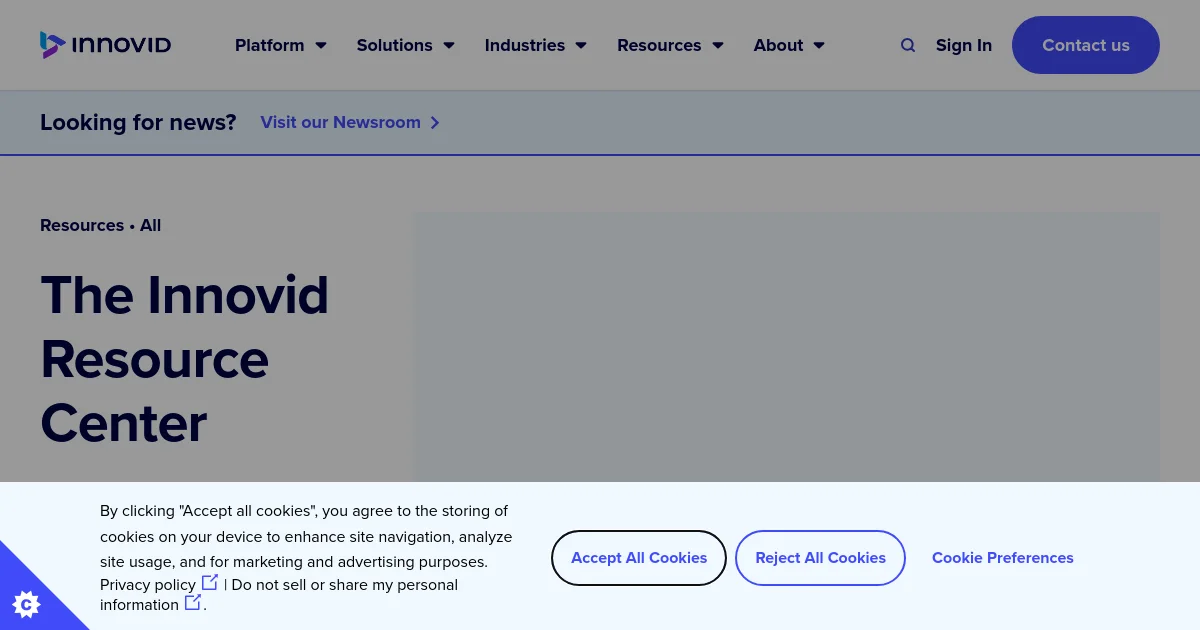 Innovid pricing page