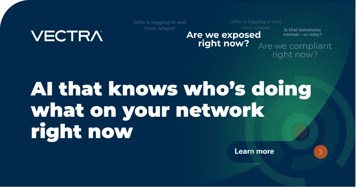 Vectra AI header image