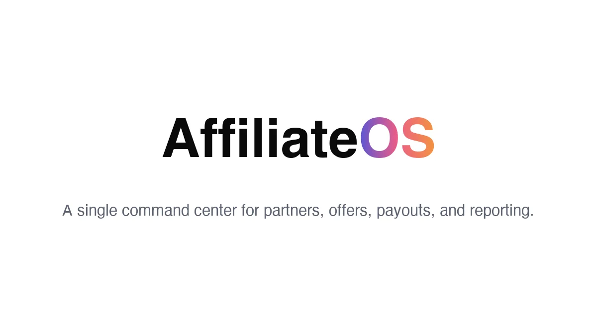 Affiliateos header image