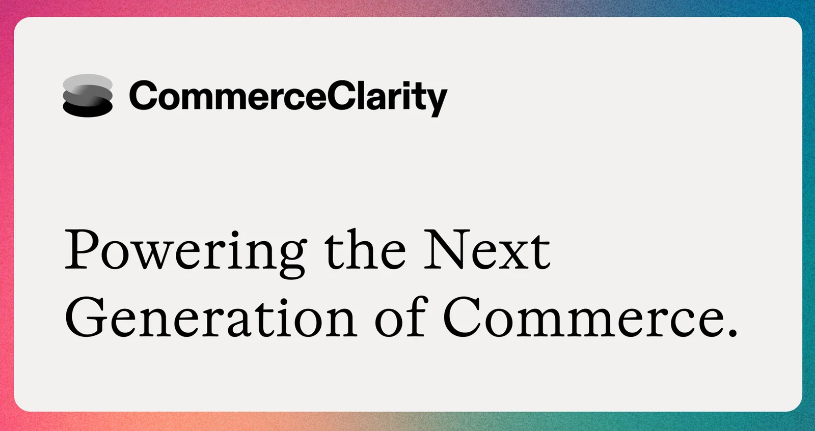 CommerceClarity header image
