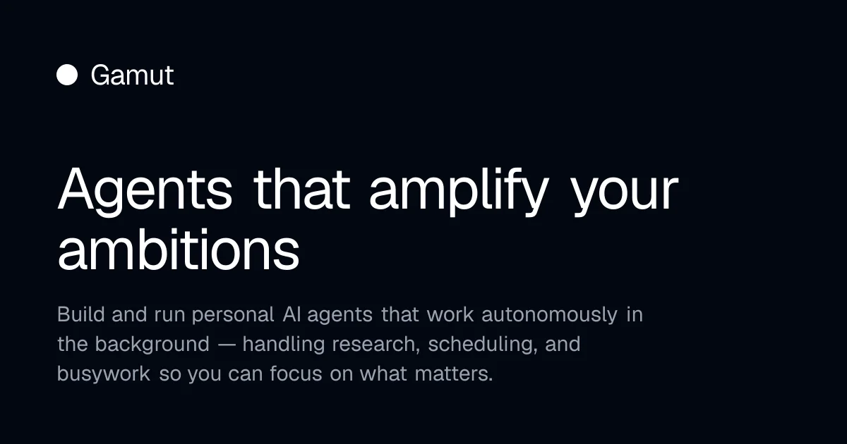 Gamut header image