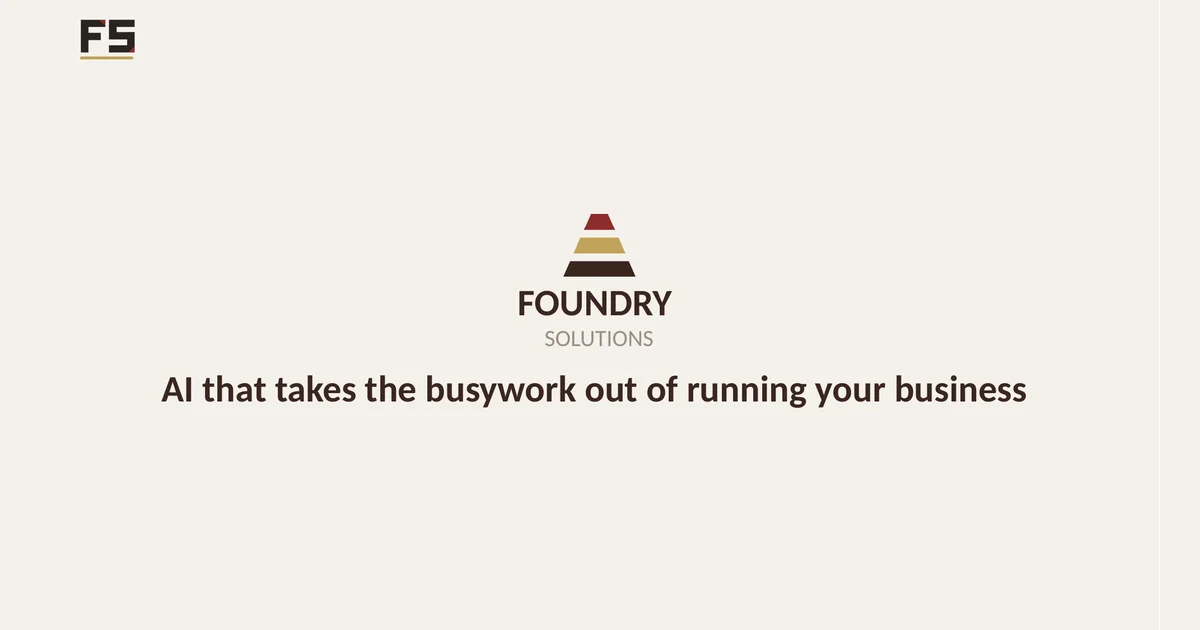 Foundry Solutions header image