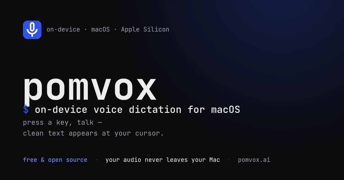 Pomvox header image
