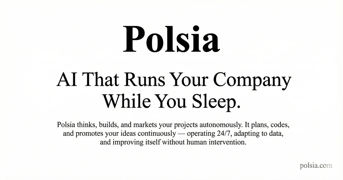 Polsia, Inc. header image