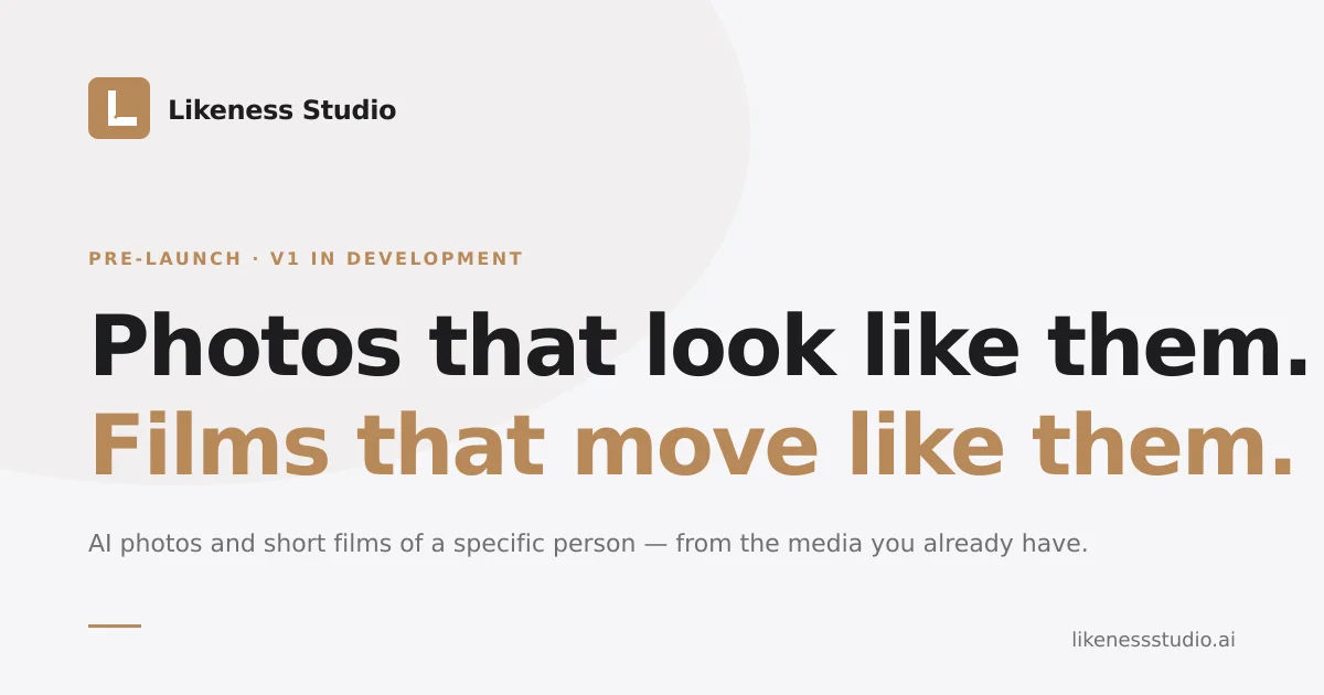Likeness Studio header image