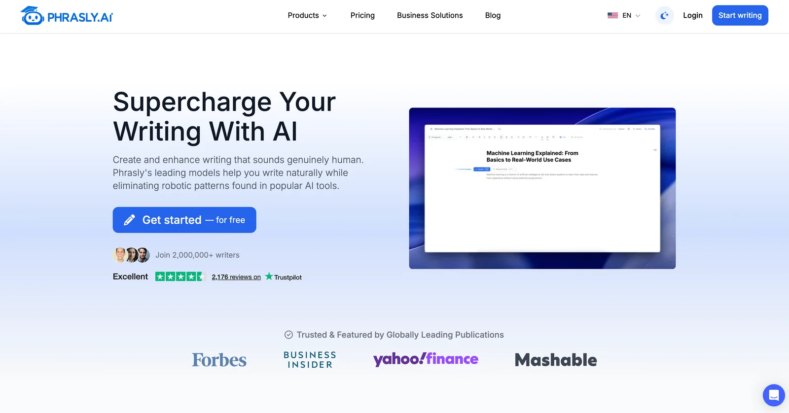Phrasly.AI header image