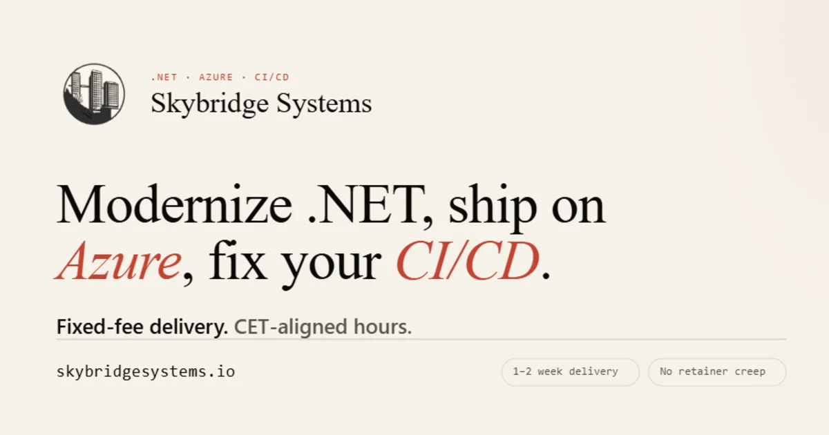 Skybridgesystems header image