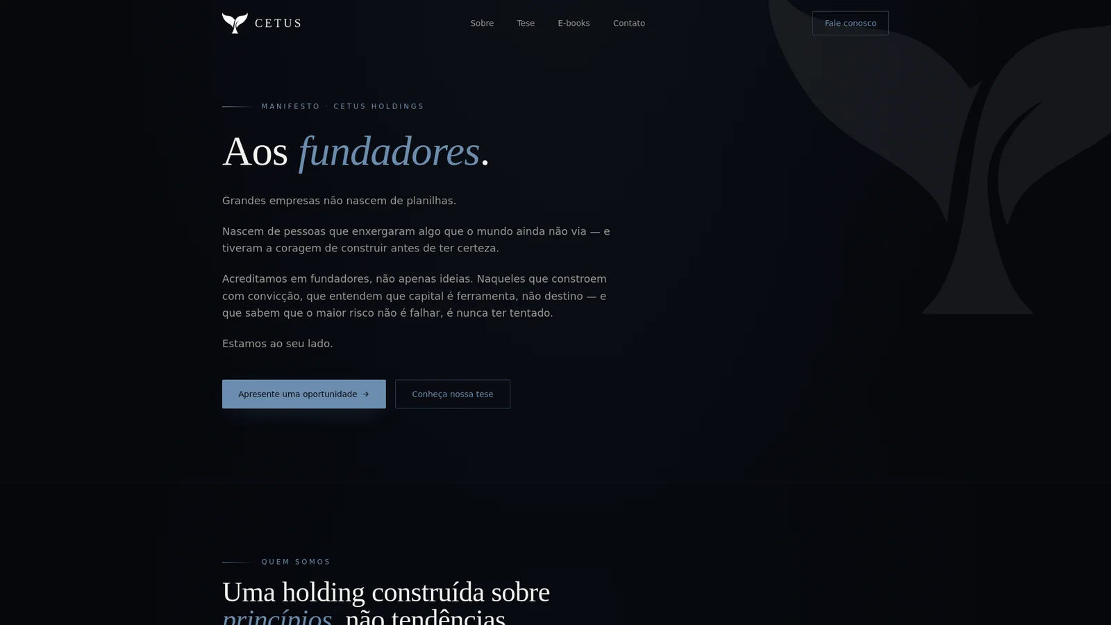 Cetus Ventures header image