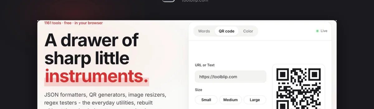 Toolblip header image