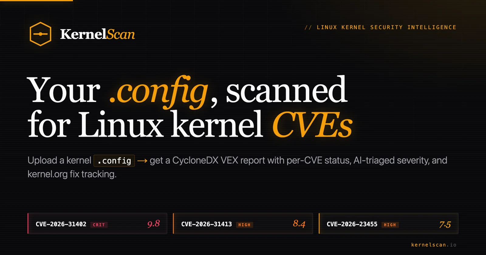 Kernelscan header image