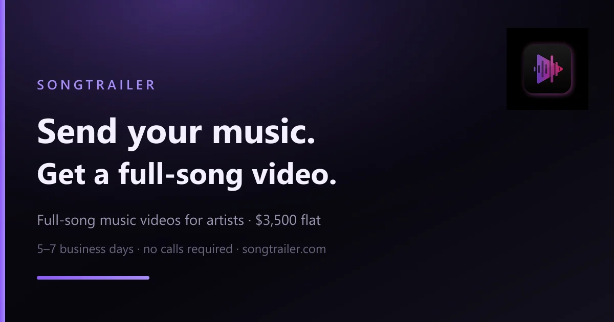 Songtrailer header image