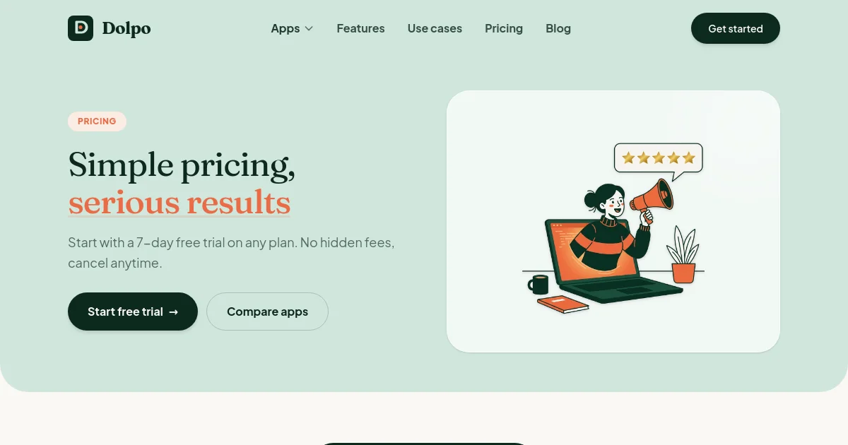 Dolpo pricing page