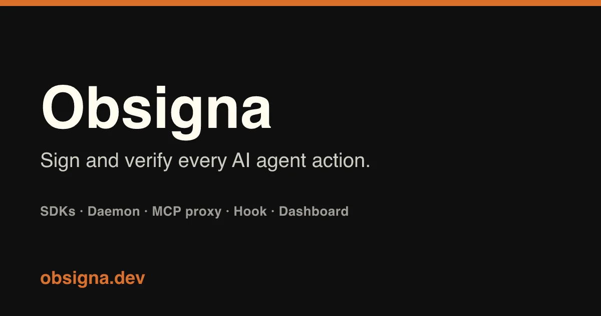 Obsigna header image