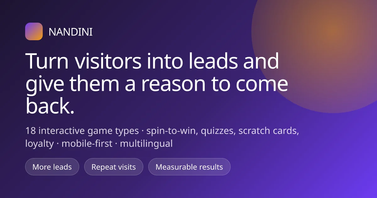 NANDINI Interactive Labs header image