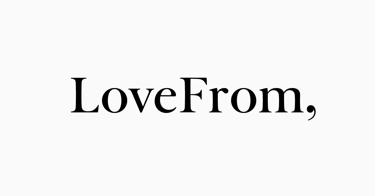 LoveFrom header image