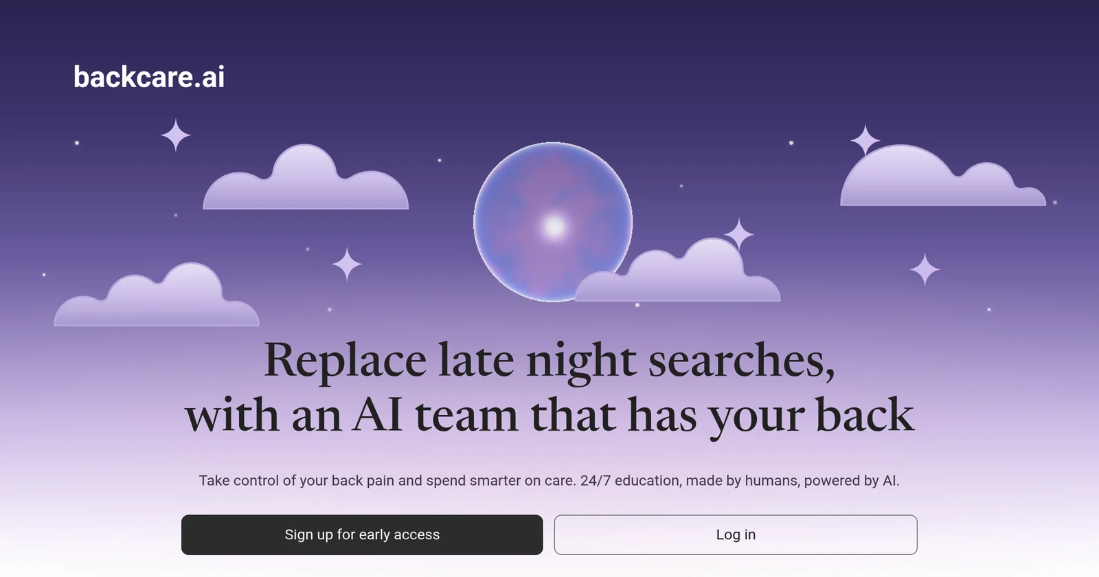 Backcare header image