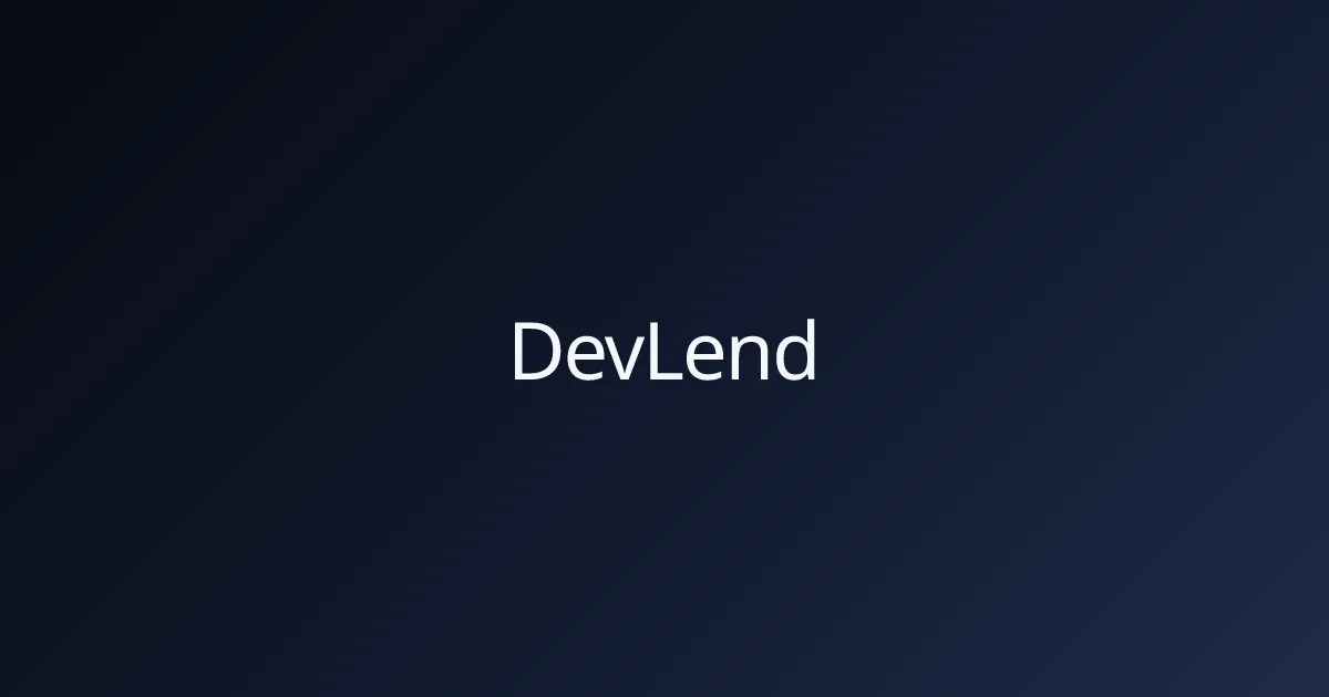 Devlend header image