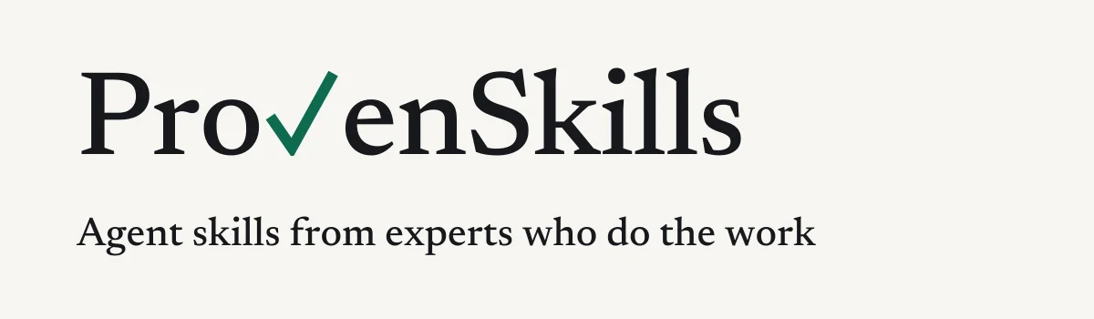 Provenskills header image