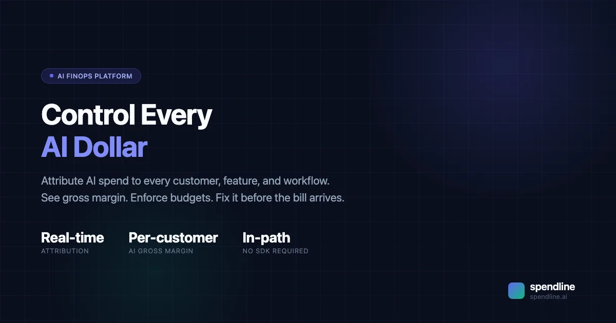 Spendline header image