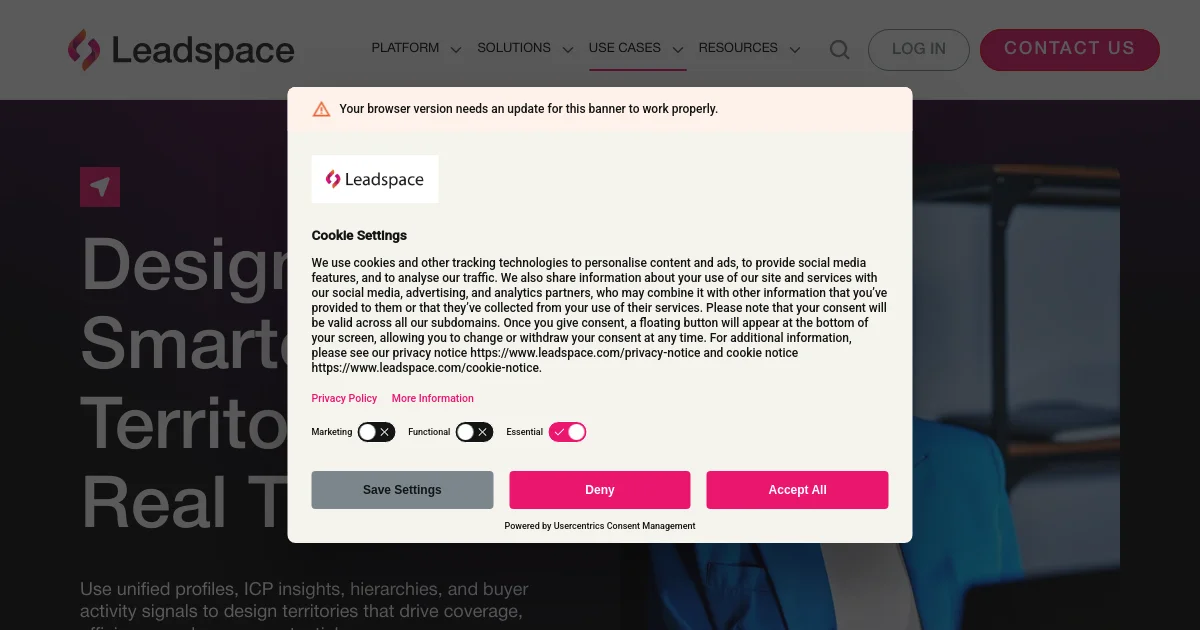 Leadspace pricing page