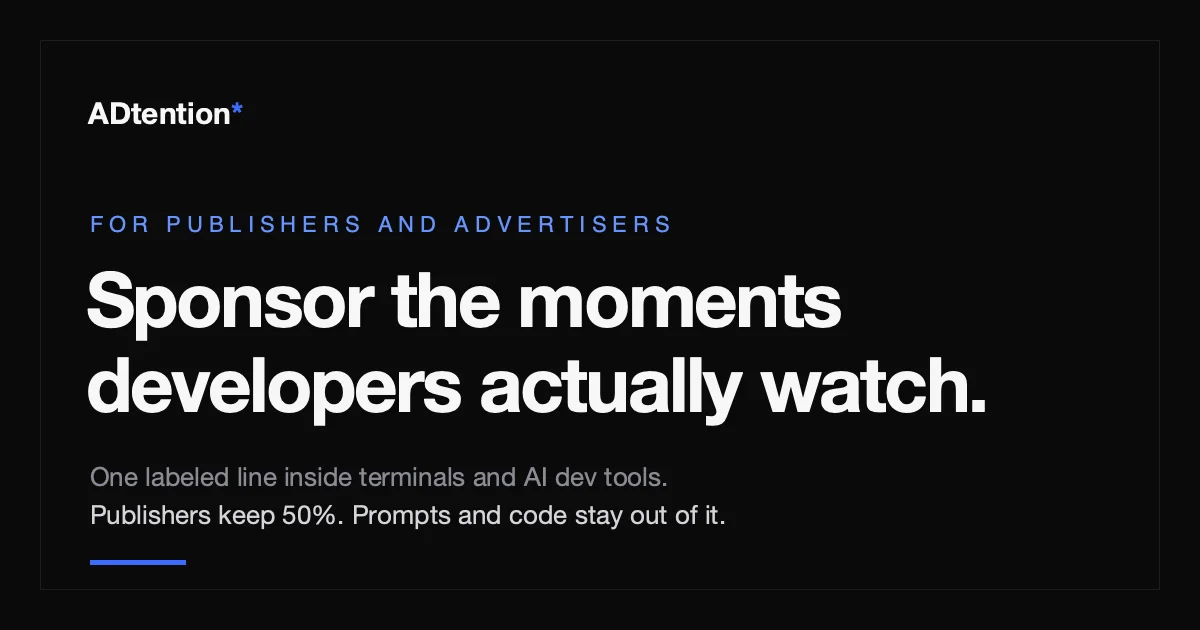 Adtention header image