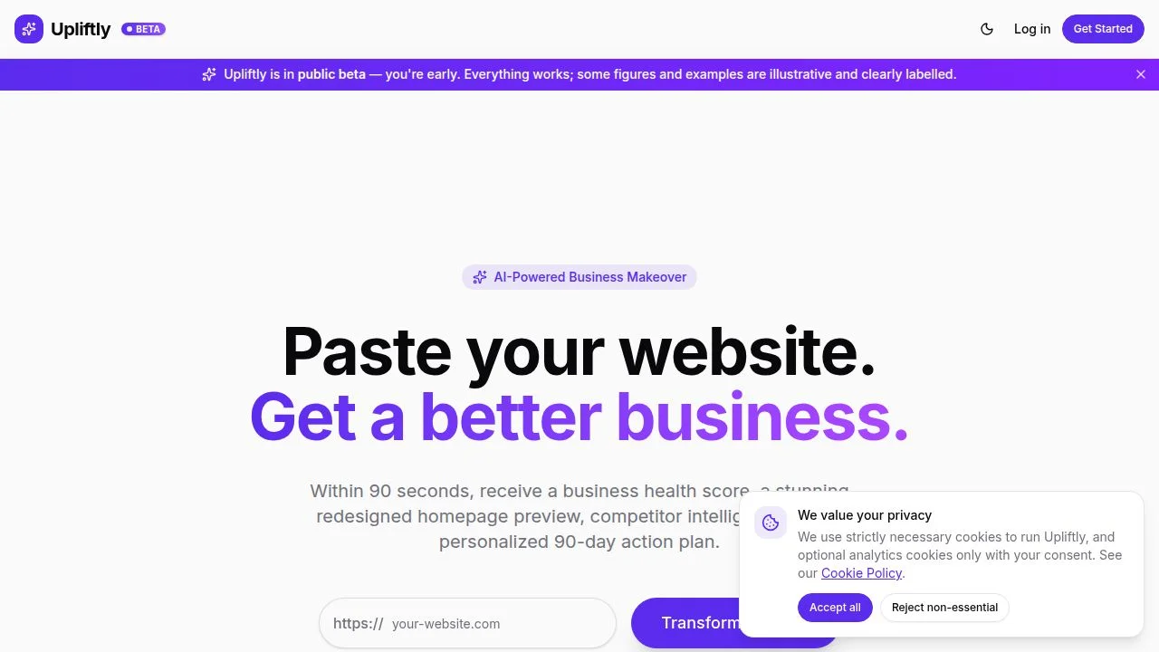 Upliftly header image