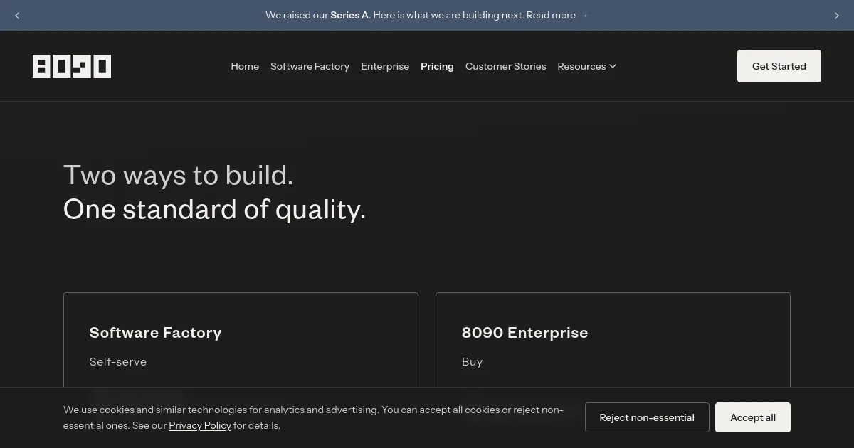 8090 pricing page