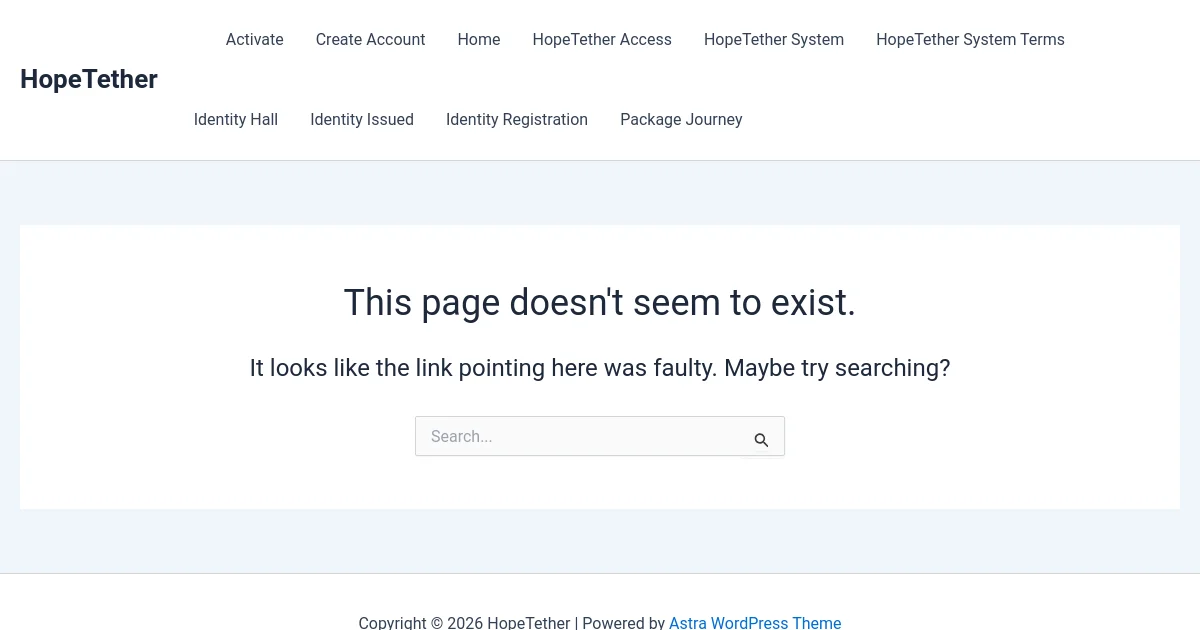 Hopetether pricing page